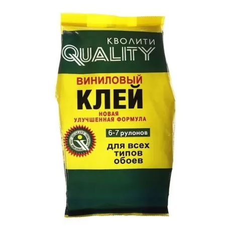 Клей для обоев ВИНИЛОВЫЙ С ИНДИКАТОРОМ 200г (уп.30пакет) "Кволити"