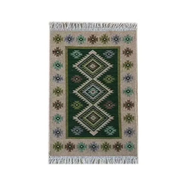 Коврик из хлопка 60*90 зел. UK02 Kilim Usak