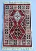 Коврик из хлопка 60*120 крем./кор. UK70431 Kilim Usak