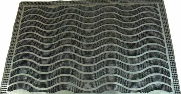 Коврик резиновый PIN MAT 40х60 (волна) 2040-03